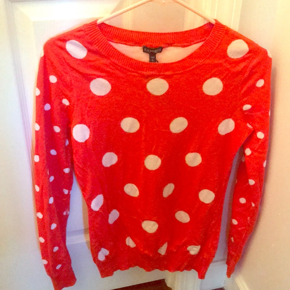 Express “Polka Dot” sweater